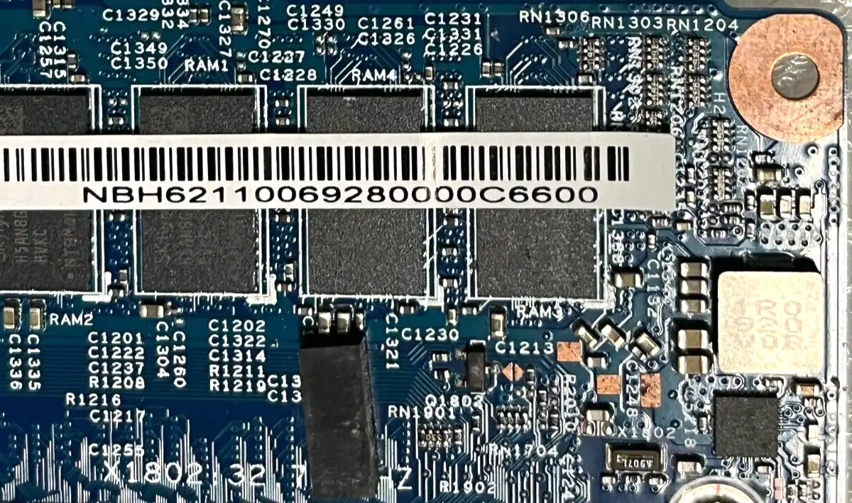 Acer Spin SP513-53N motherboard with i7-8565u CPU  8GB RAM     NB.H6211.006