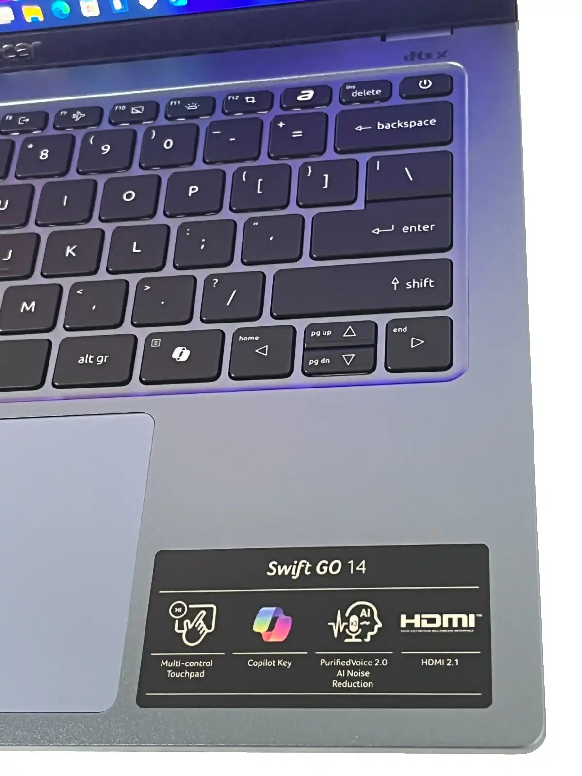 Acer Swift Go SFG14-73 Intel Core Ultra 5 16Gb RAM 512GB SSD 14" 2.8K OLED WQXGA