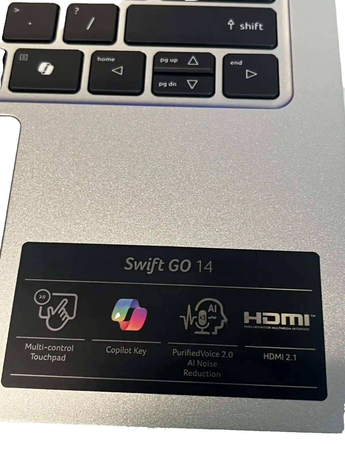 Acer Swift Go SFG14-73 Intel Core Ultra 7 16Gb RAM 512GB SSD 14" 2.8K OLED WQXGA