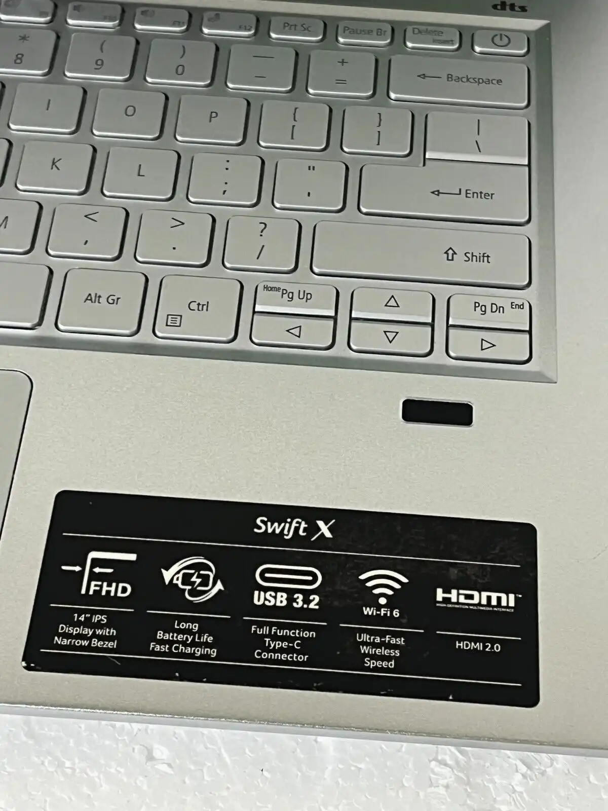 Acer Swift X SFX14-41G AMD Ryzen 5 5500U 8Gb RAM 512GB SSD 14" IPS 4GB GTX1650