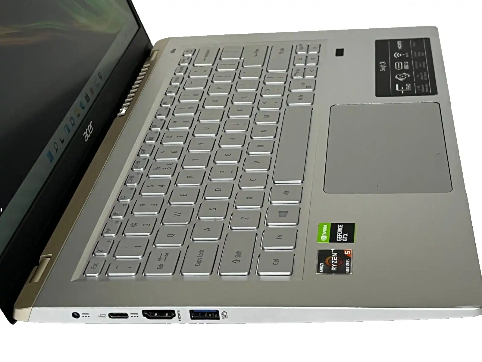 Acer Swift X SFX14-41G AMD Ryzen 5 5500U 8Gb RAM 512GB SSD 14" IPS 4GB GTX1650