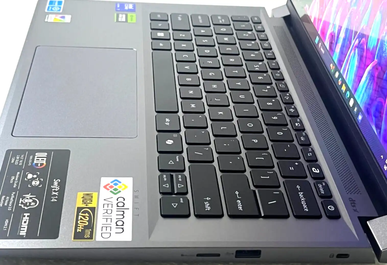 Acer Swift X SFX14-72G Intel Core Ultra 7 32Gb 1TB SSD 14.5" 2.8K OLED RTX4070