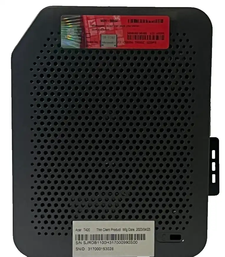 Acer T420 Thin Client Intel J1900 CPU 4Gb RAM 128Gb SSD  Win 10 Enterprise