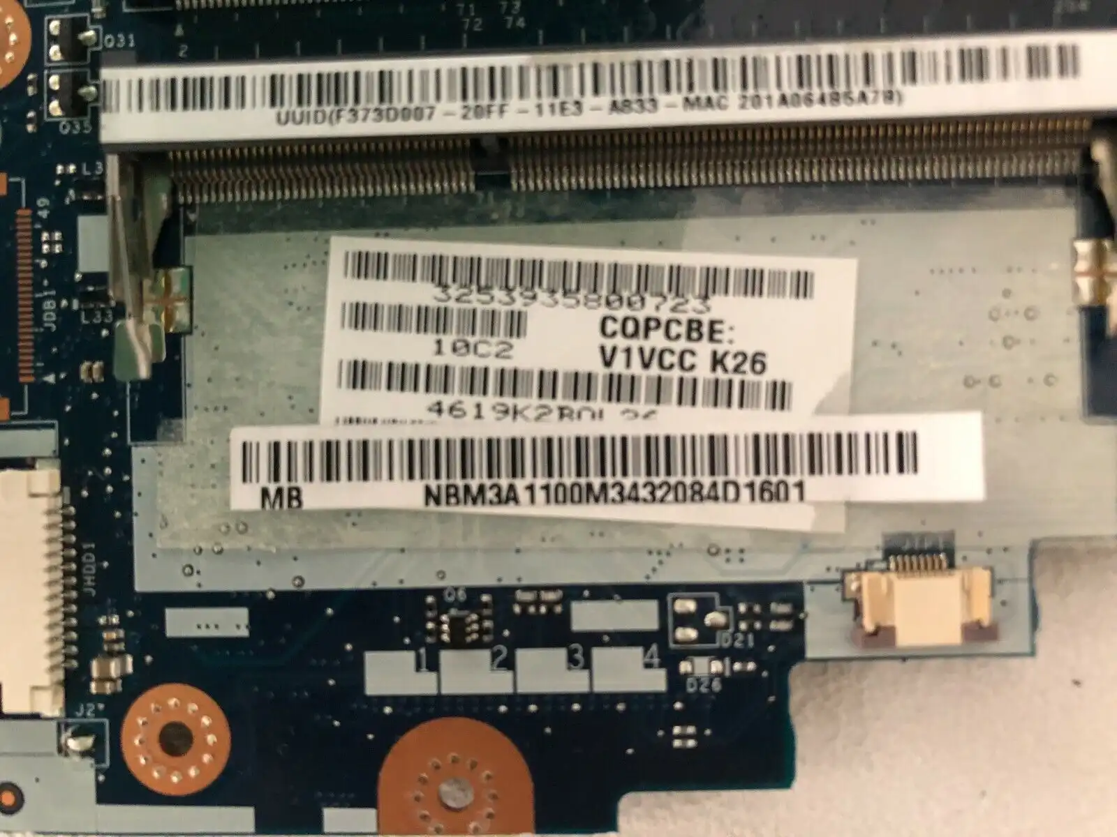 Acer Travelmate B113-M laptop motherboard w/ Intel i3-3227U CPU   NB.M3A11.00M