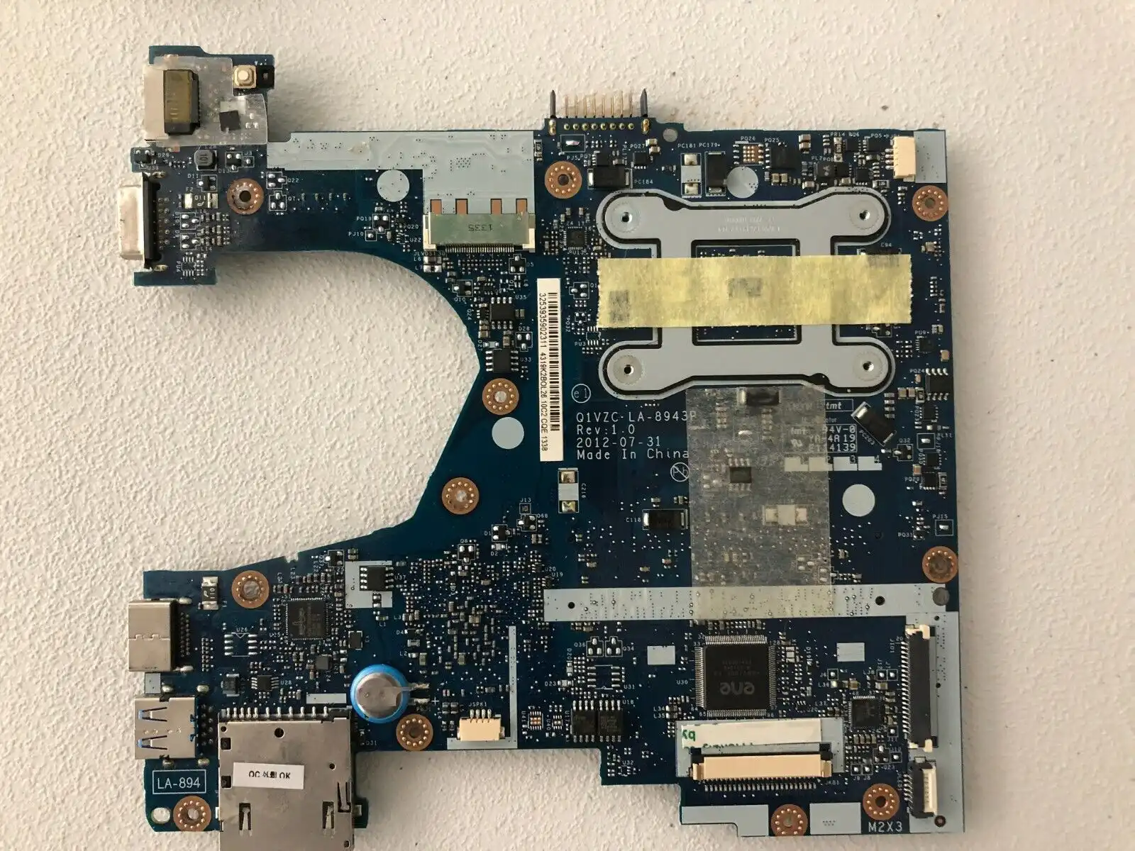 Acer Travelmate B113-M laptop motherboard w/ Intel i3-3227U CPU   NB.M3A11.00M