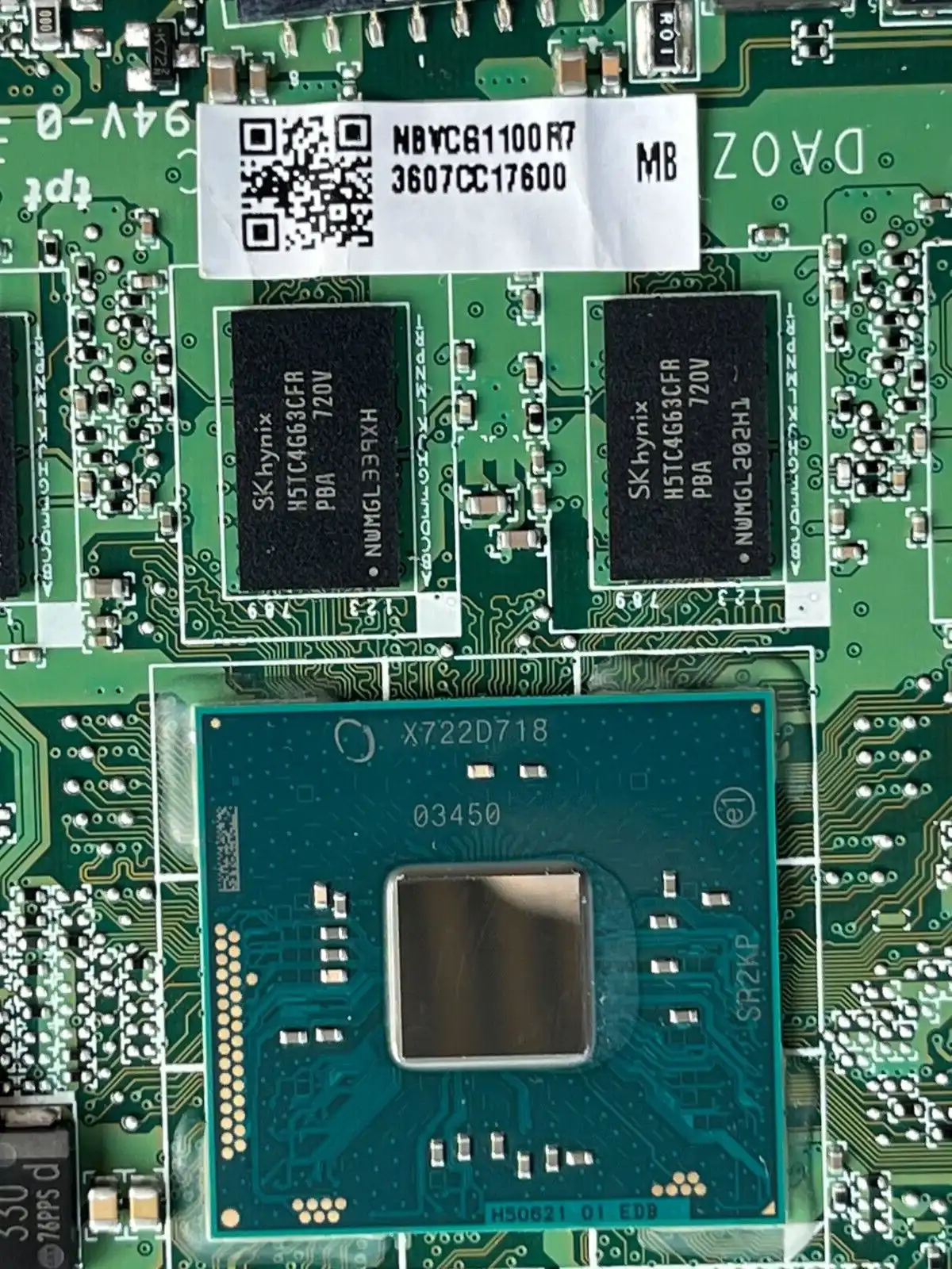 Acer Travelmate B117-M motherboard w/ Intel N3160 CPU 4GB RAM   NB.VCG11.00R