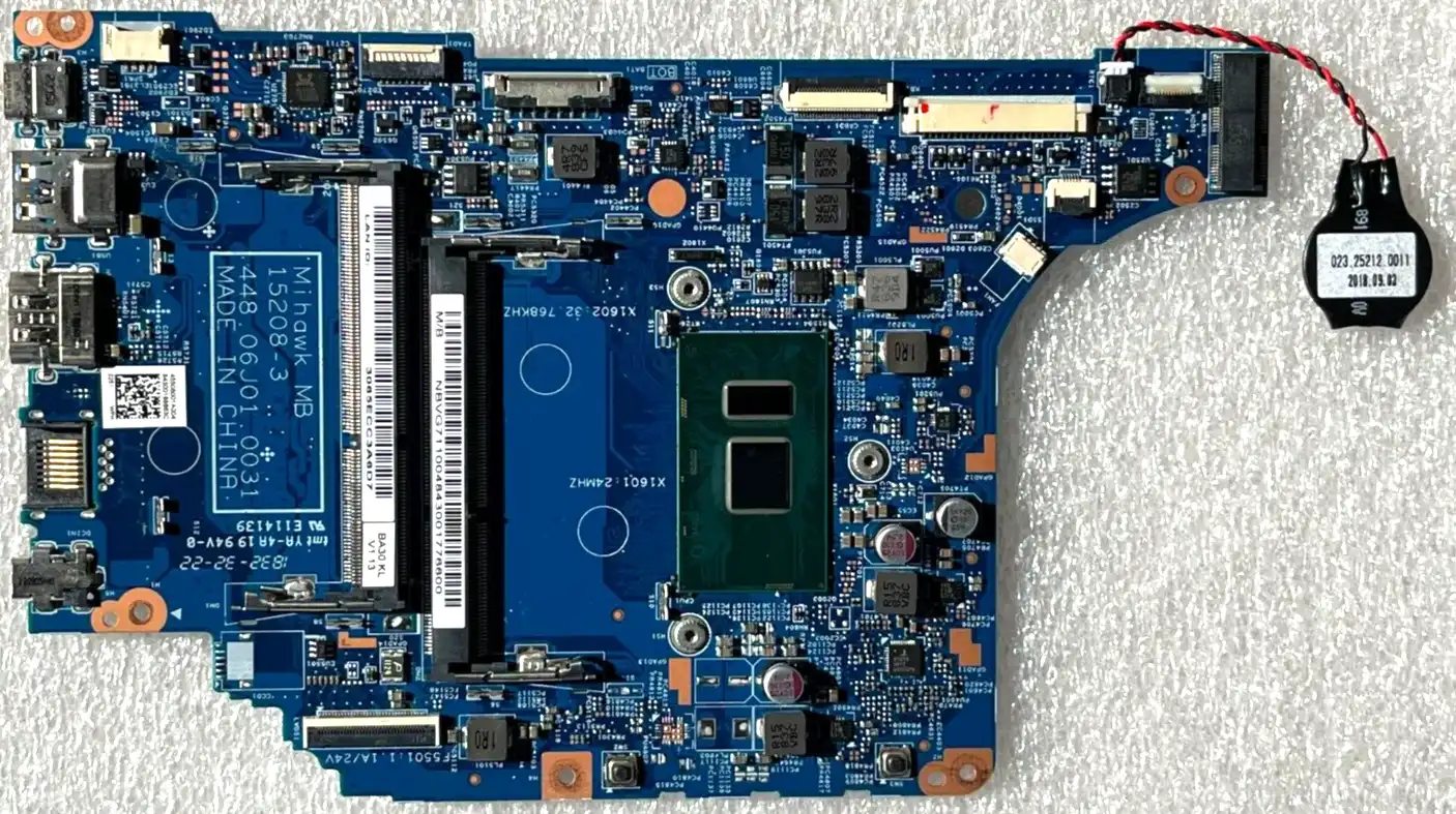 Acer Travelmate P238-G2-M motherboard w/Intel i3-7130 CPU  NB.VG711.004
