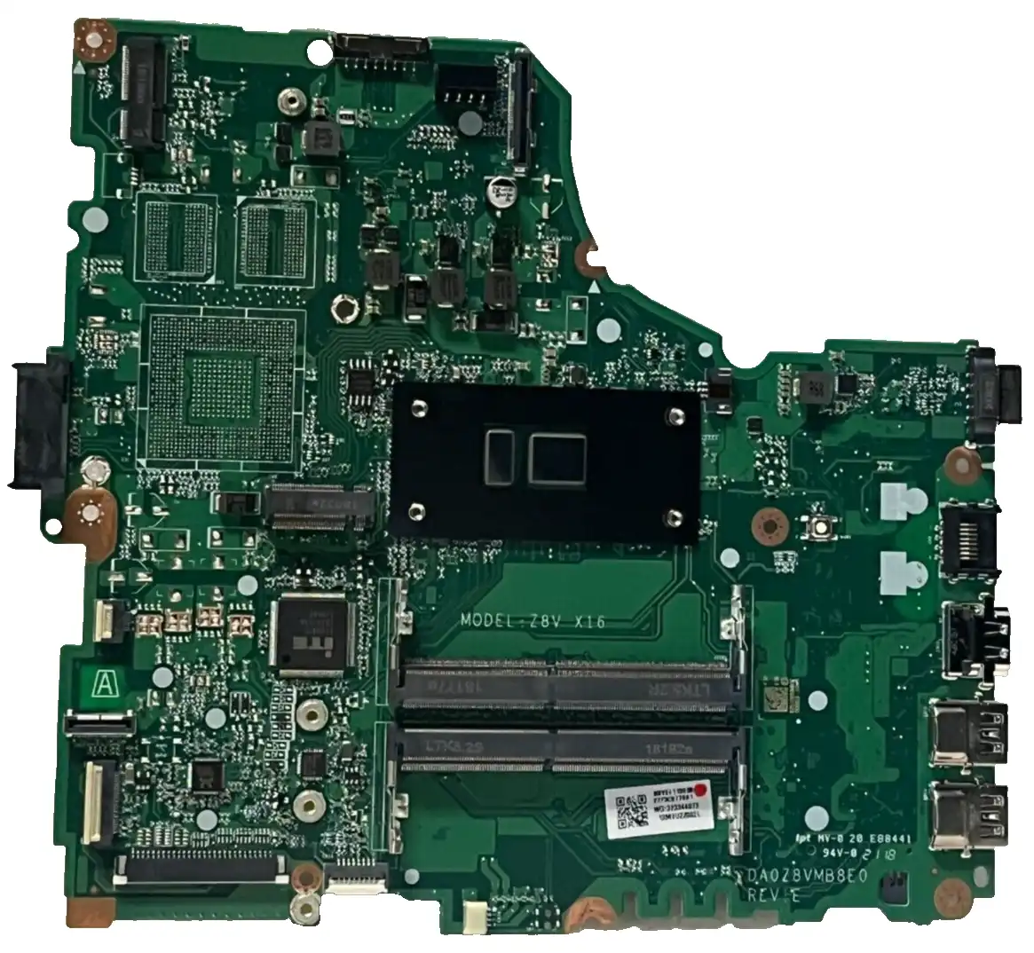 Acer Travelmate P249-G2-M motherboard w/Intel i5-7200u CPU  NB.VE411.005
