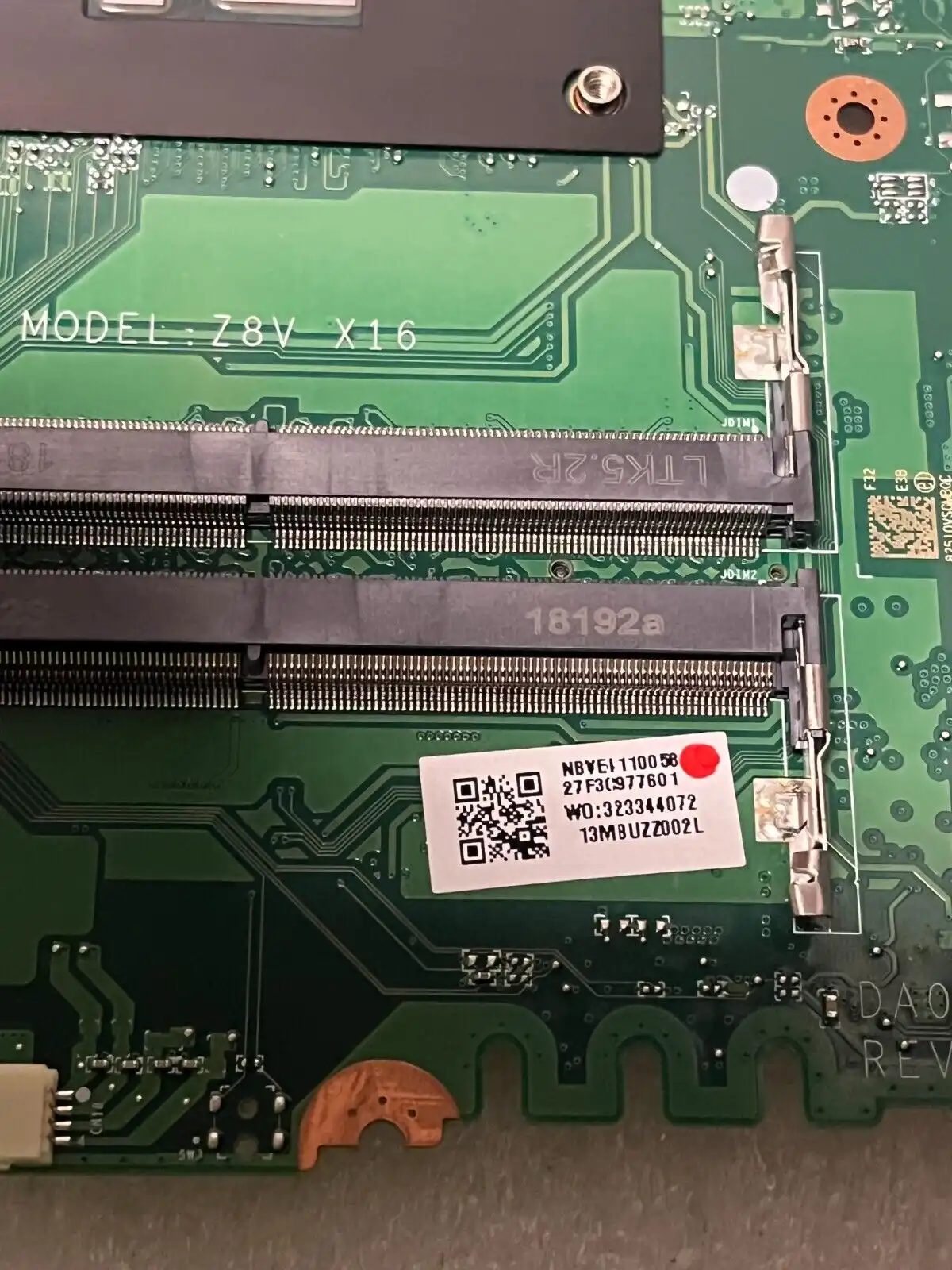 Acer Travelmate P249-G2-M motherboard w/Intel i5-7200u CPU  NB.VE411.005