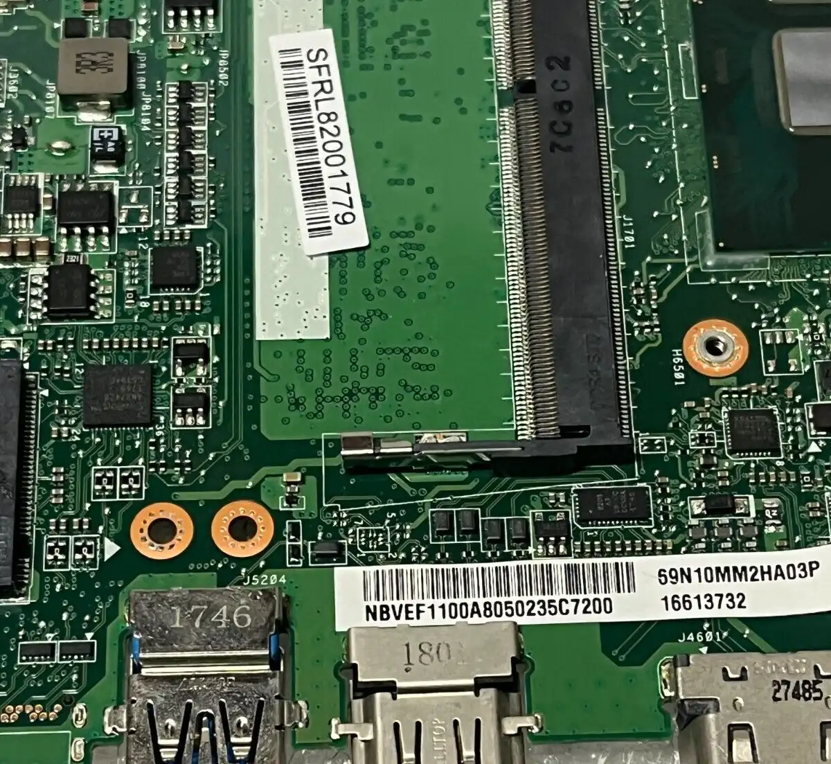 Acer Travelmate P449-G2-M m/board w/Intel i7-7600u CPU 8Gb RAM  NB.VEF11.00A