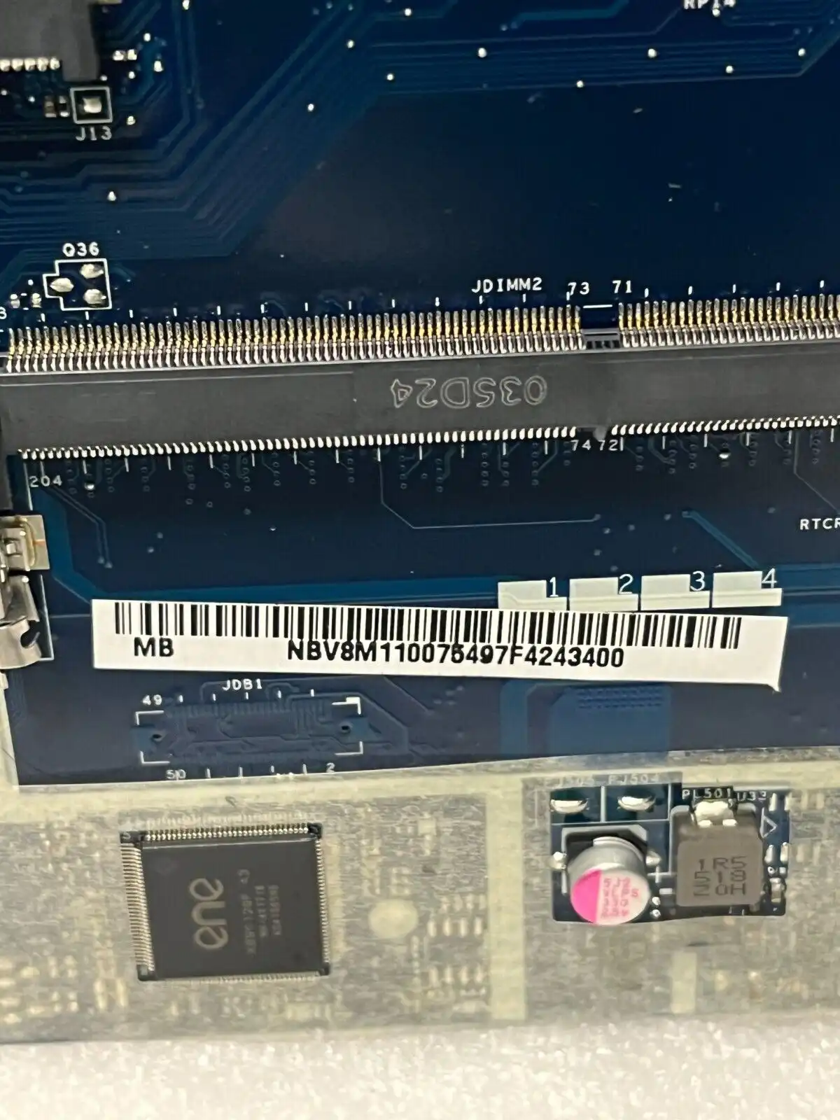 Acer Travelmate P455-M motherboard w/Intel i5-4210u CPU NB.V8M11.007