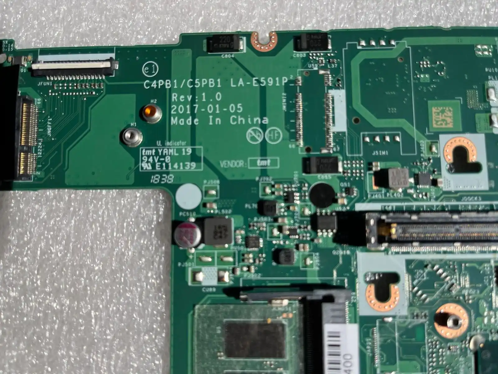 Acer Travelmate P648-G2-M m/board w/Intel i5-7200u 4Gb RAM  NB.VFM11.00F