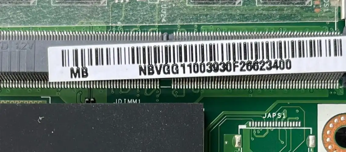 Acer Travelmate P648-G3-M m/board w/Intel i7-7500u 4Gb RAM  NB.VGG11.003