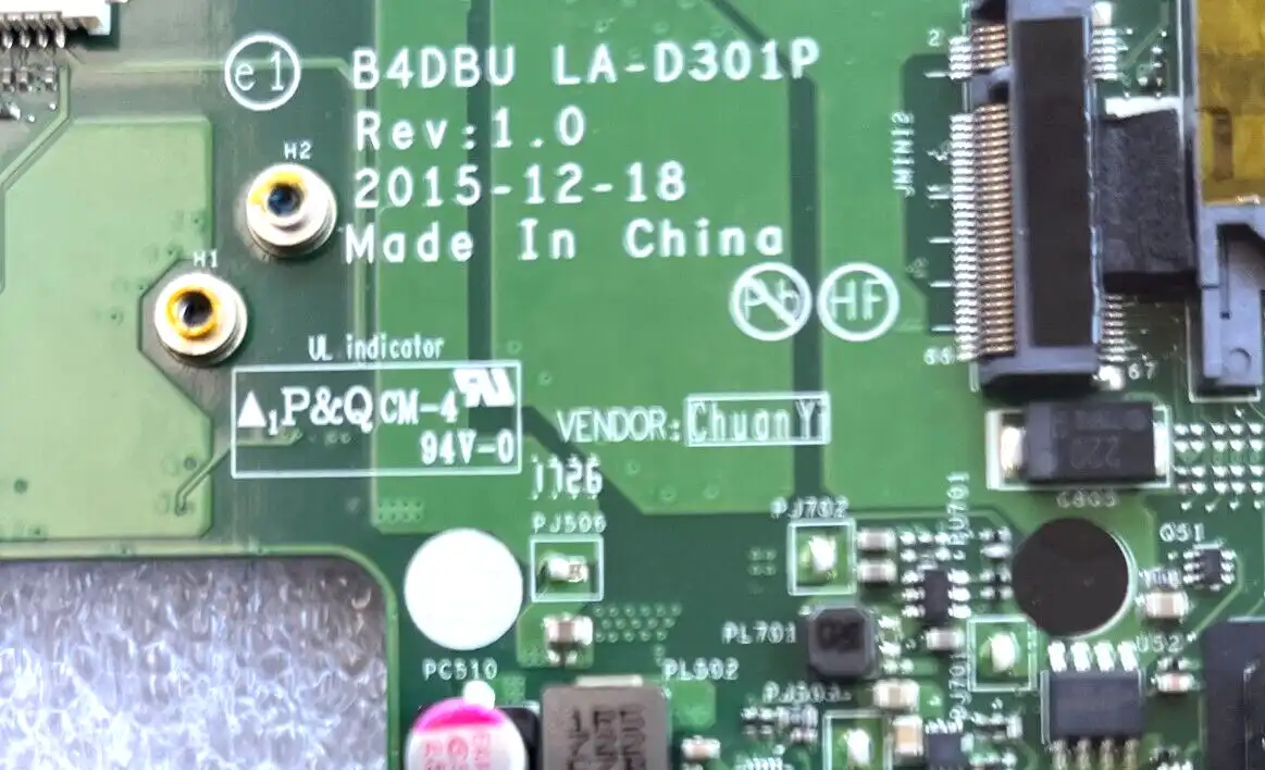 Acer Travelmate P648-M m/board w/Intel i5-6200u 4Gb RAM  NB.VCM11.00B