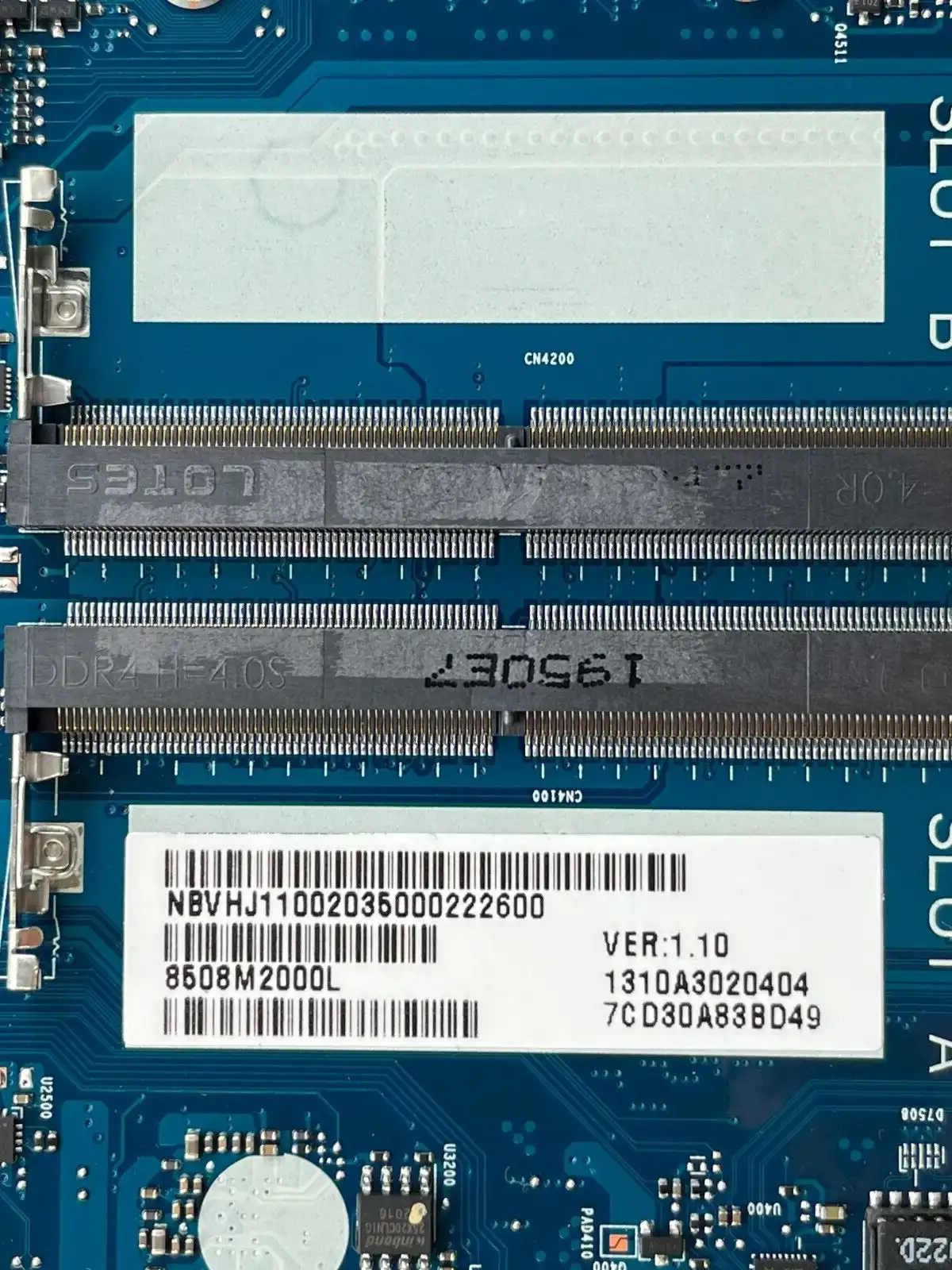 Acer Travelmate X3310-M  X3410-M  motherboard w/Intel i7-8550u CPU  NB.VHJ11.002