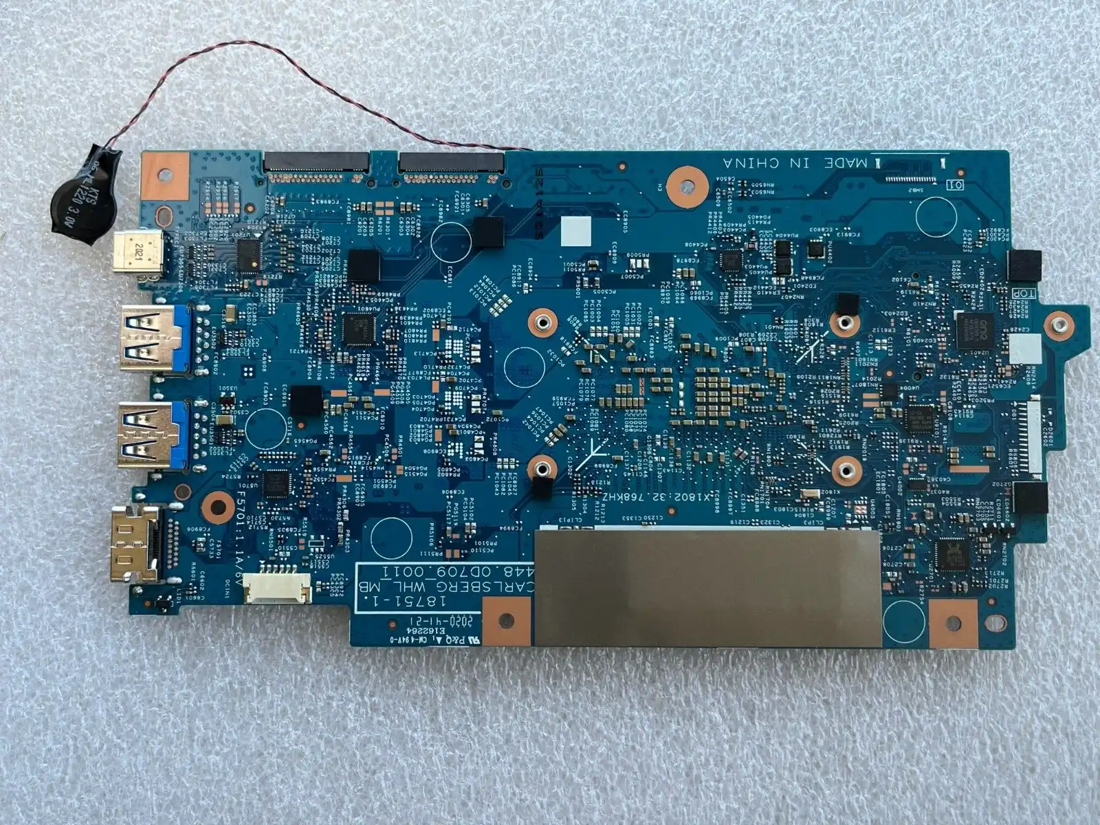 Acer Travelmate X514-51 motherboard w/Intel i5-8265u CPU 8GB RAM NB.VJ811.001