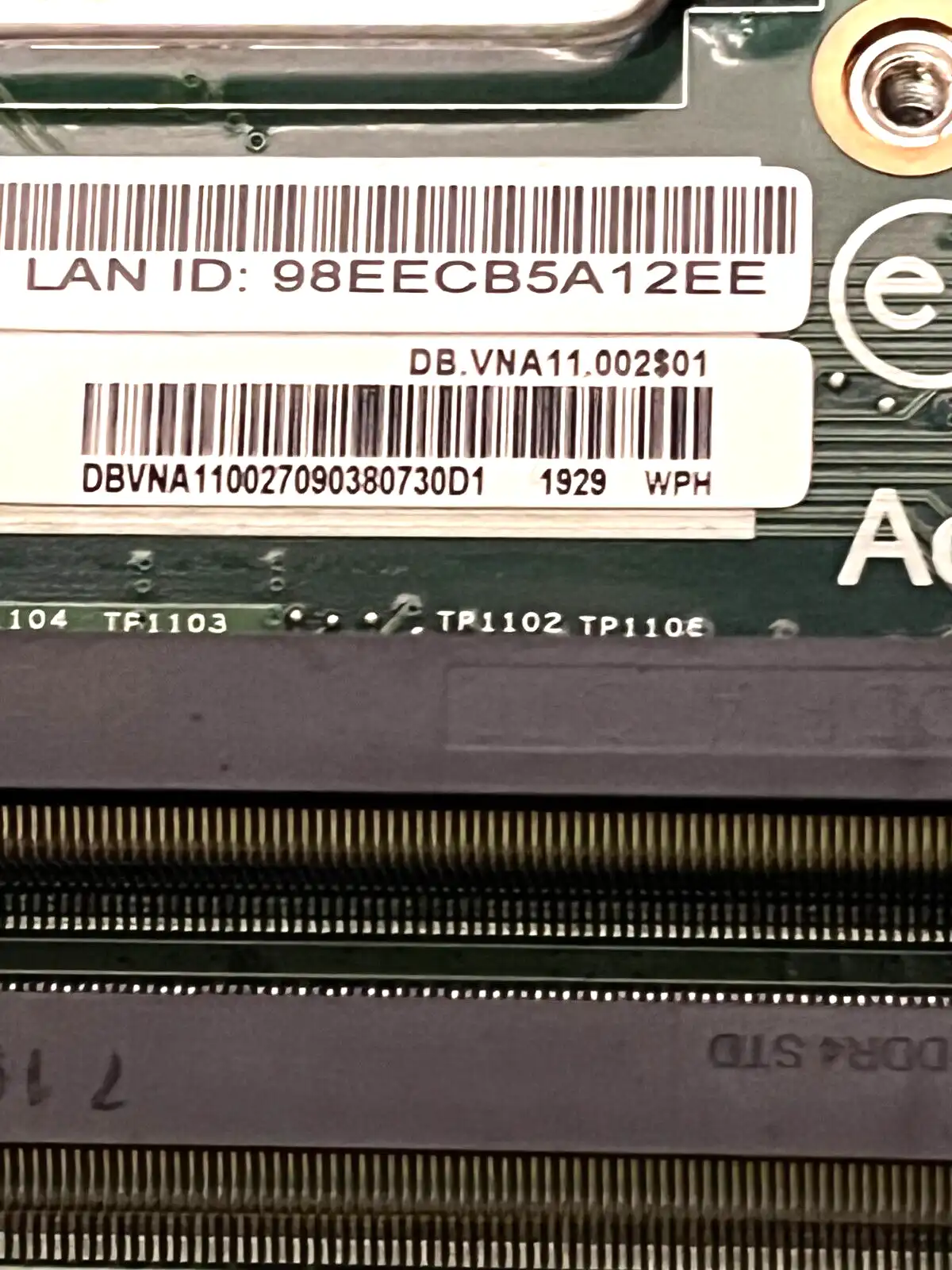 Acer Veriton All-In-One Z4820G LGA1151 motherboard DB.VNA11.002