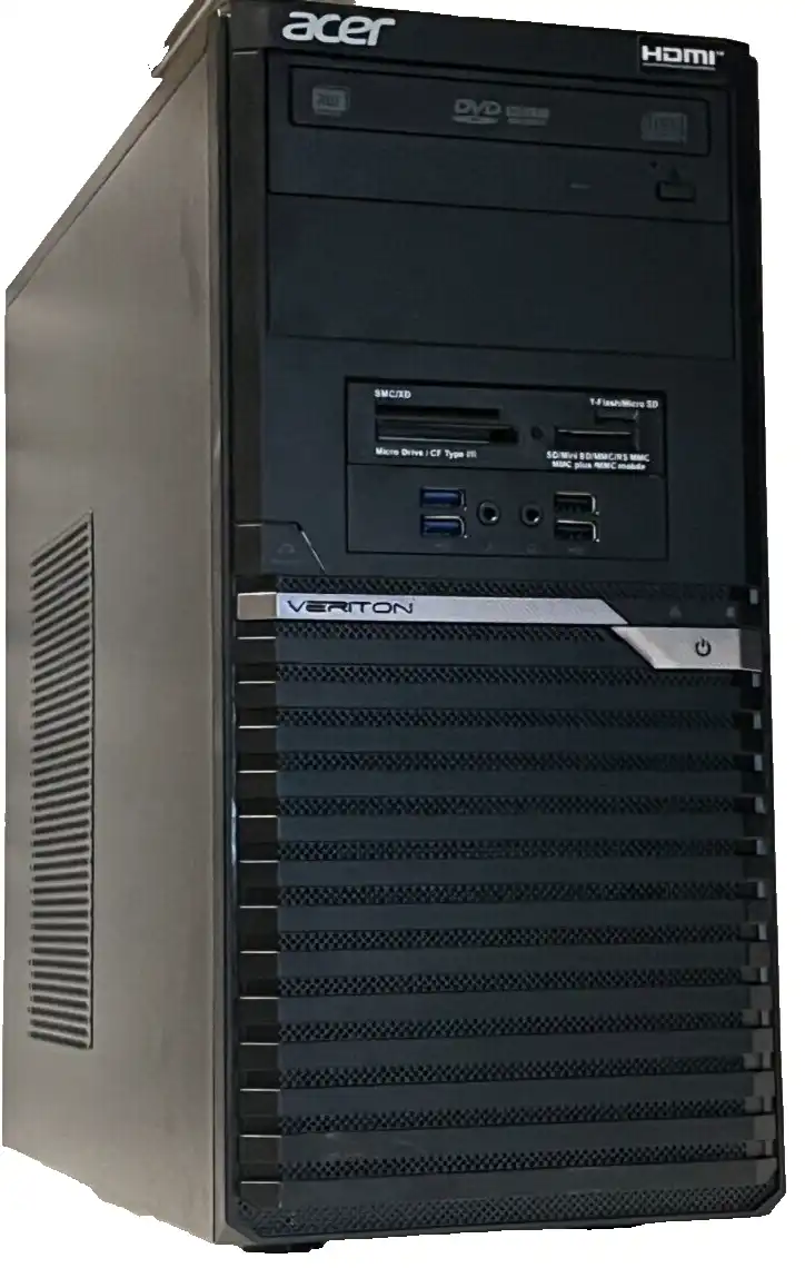 Acer Veriton M6650g Intel i5-6500 16Gb RAM 256GB SSD 1TB HDD DVD/RW Win10 pro