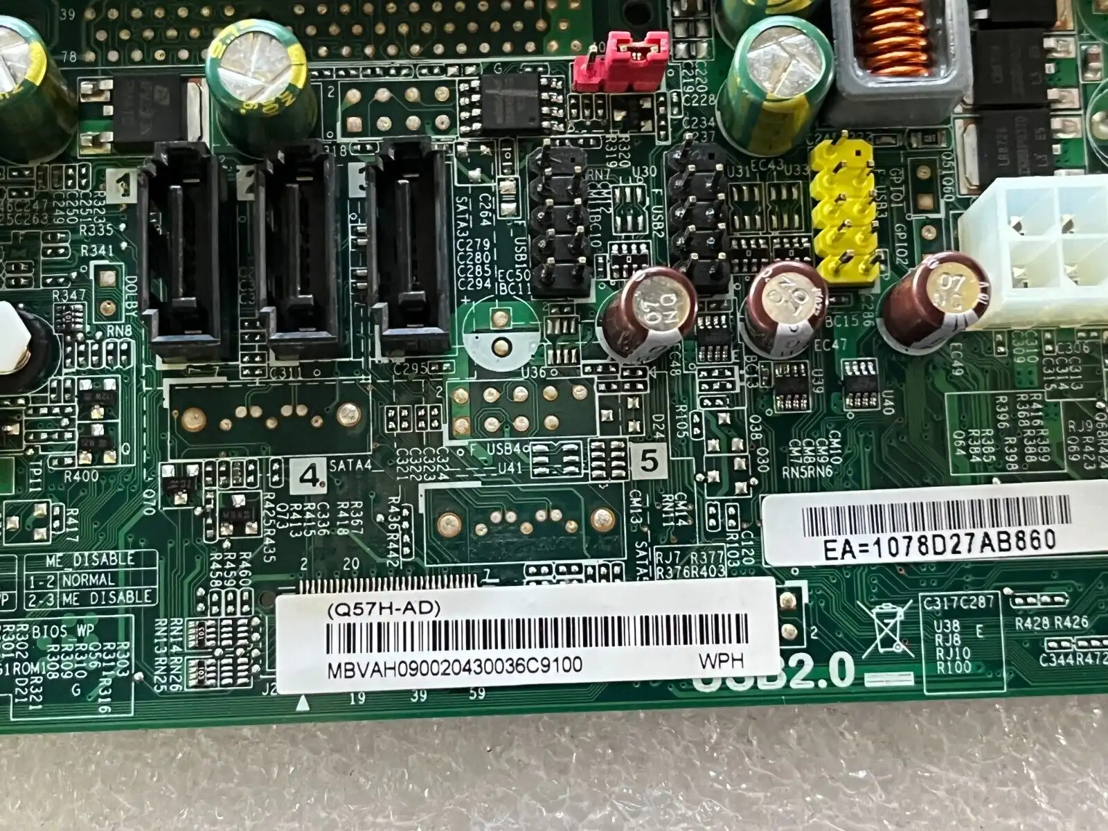 Acer Veriton x680 x680g Q57H-AD motherboard LGA1156 DDR3  MB.VAH09.002