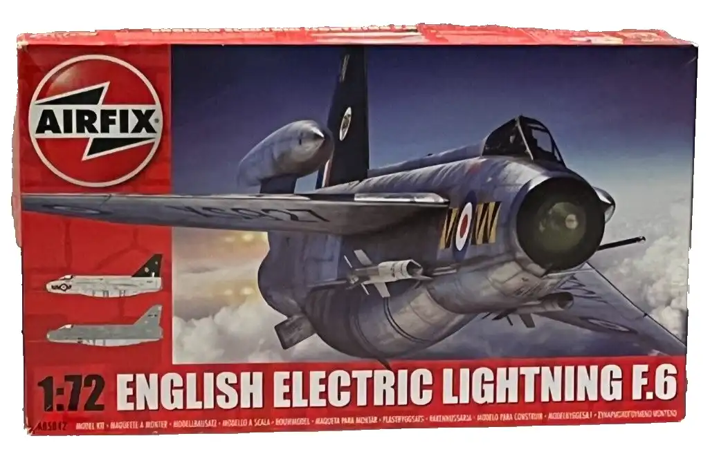 Airfix English Electric Lighting F.6 1/72 Airplane Model Kit