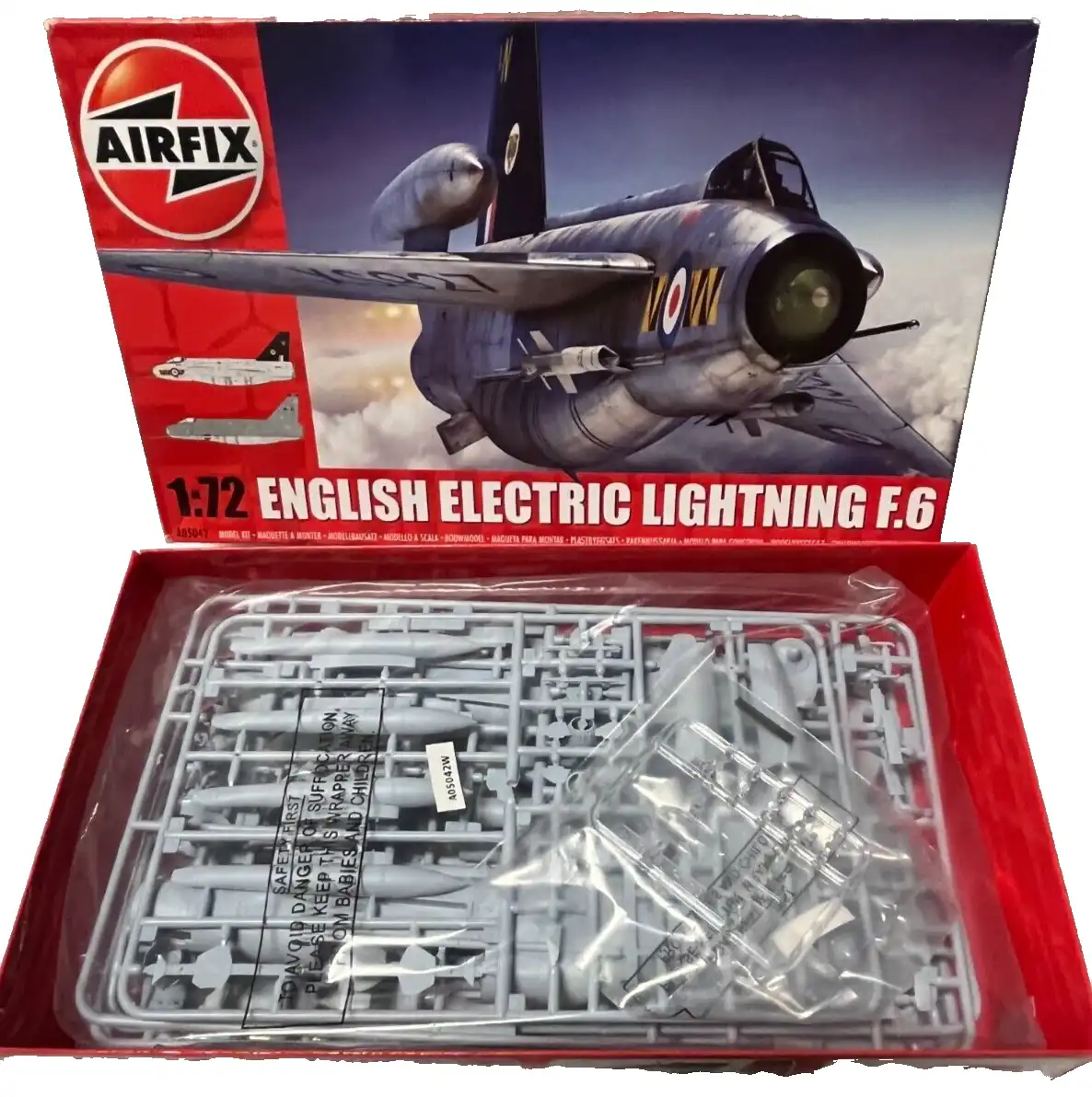 Airfix English Electric Lighting F.6 1/72 Airplane Model Kit