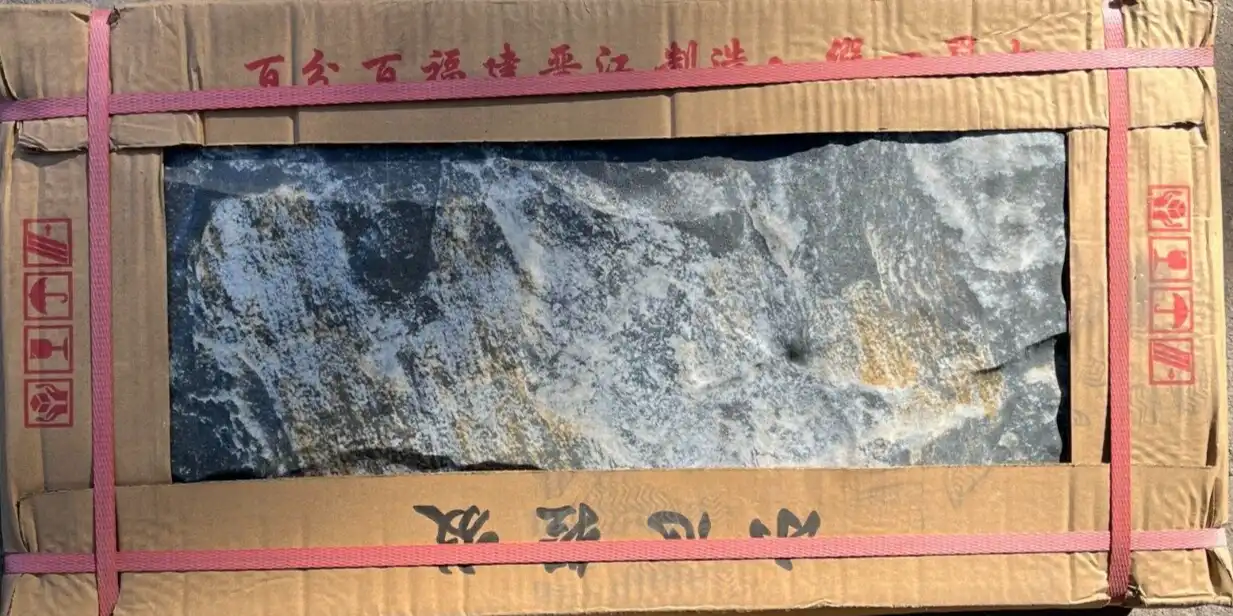 Ceramic tile 300x600 granite split face effect