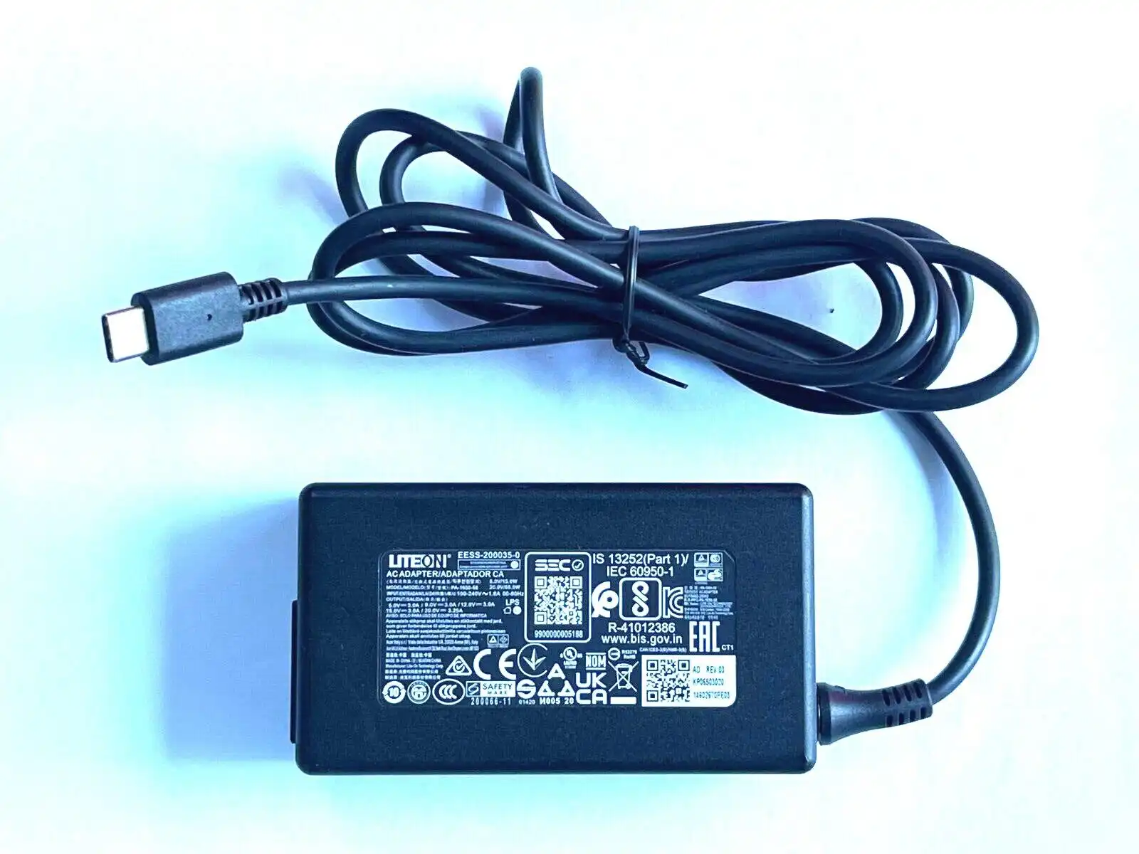 Genuine Acer  AC Adaptor 65W USB-C   Lite-On  PA-1650-58     KP.06503.020