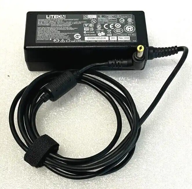 Genuine Acer  Lite-On AC Adaptor 65W 19V 3.42A  PA-1650-22     1.7/5.5mm tip