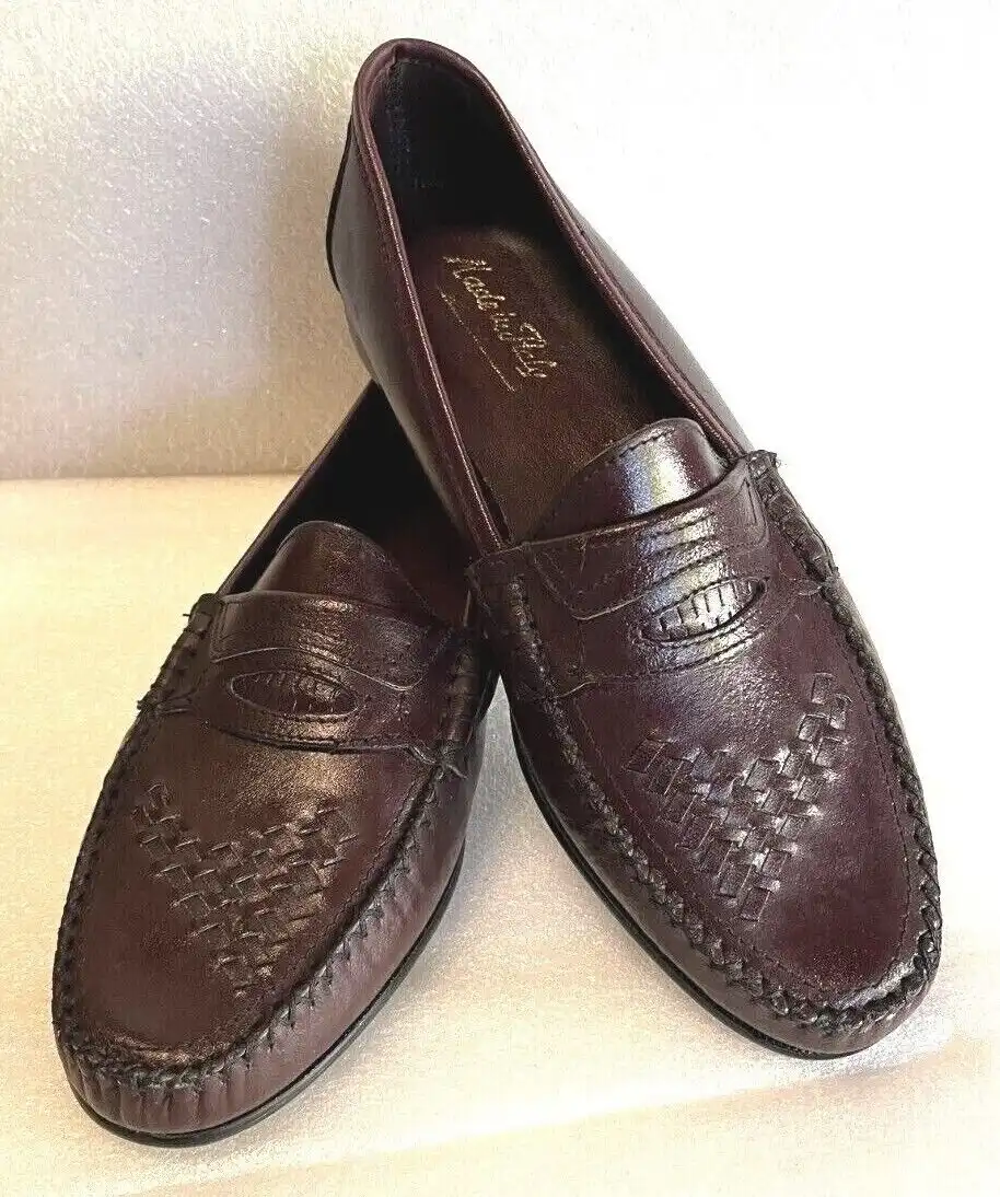 Italian Leather Shoes Bordo Colour