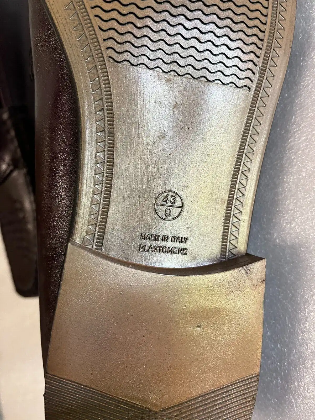 Italian Leather Shoes Bordo Colour