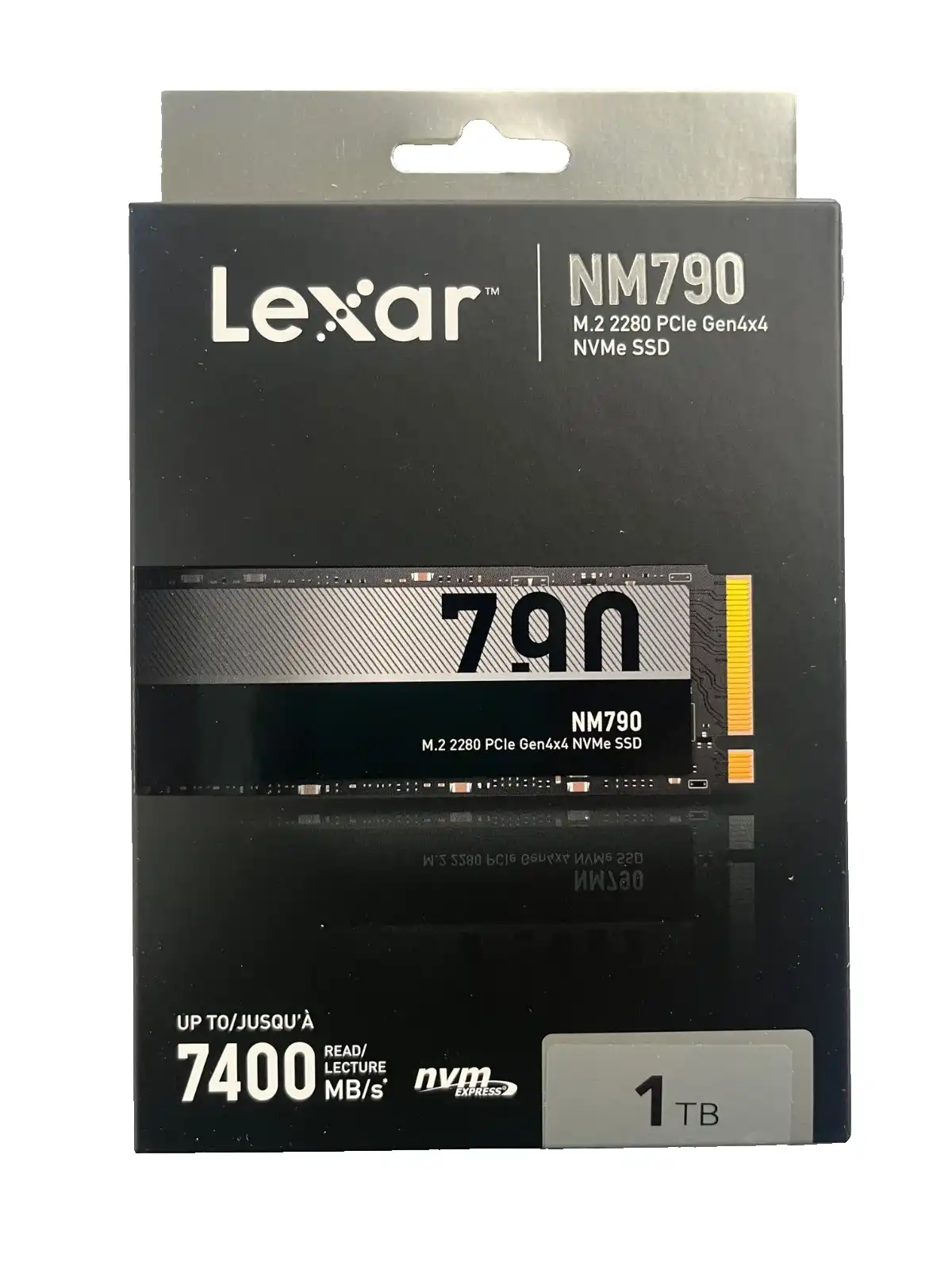 Lexar NM790 1TB PCIe 2280 Gen 4x4 NVMe M.2 Internal SSD LNM790X001T-RNNNG