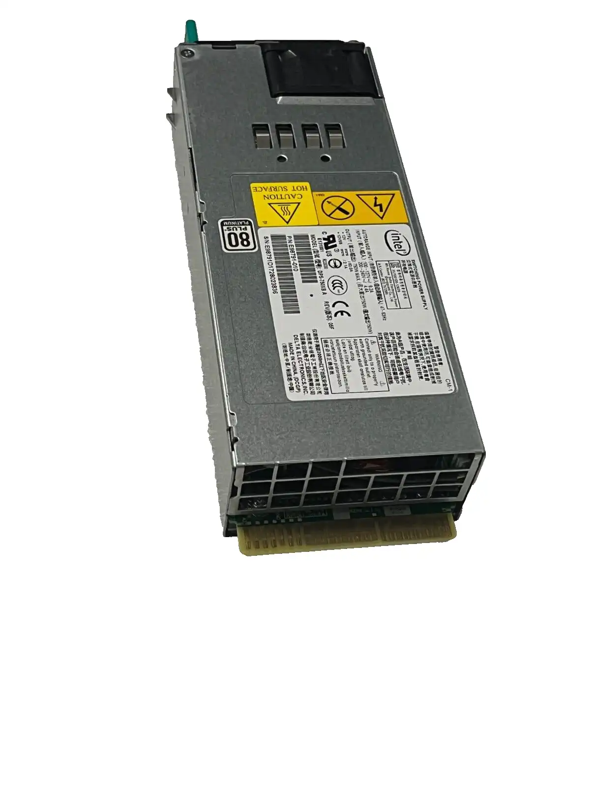 Server Power Supply Intel E98791-010 750WATT DPS-750XB A Hot-Swap 80+ Platinum