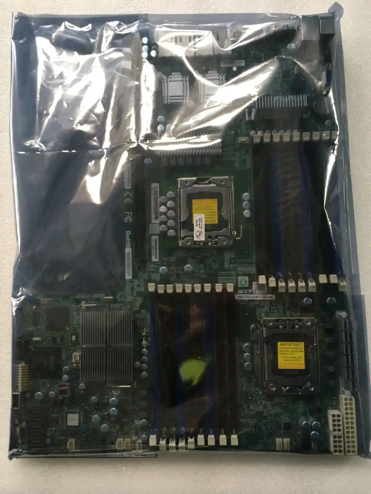 SuperMicro server motherboard dual socket 1366 X8DTU-LN4F+-AI034  MB.R510F.001