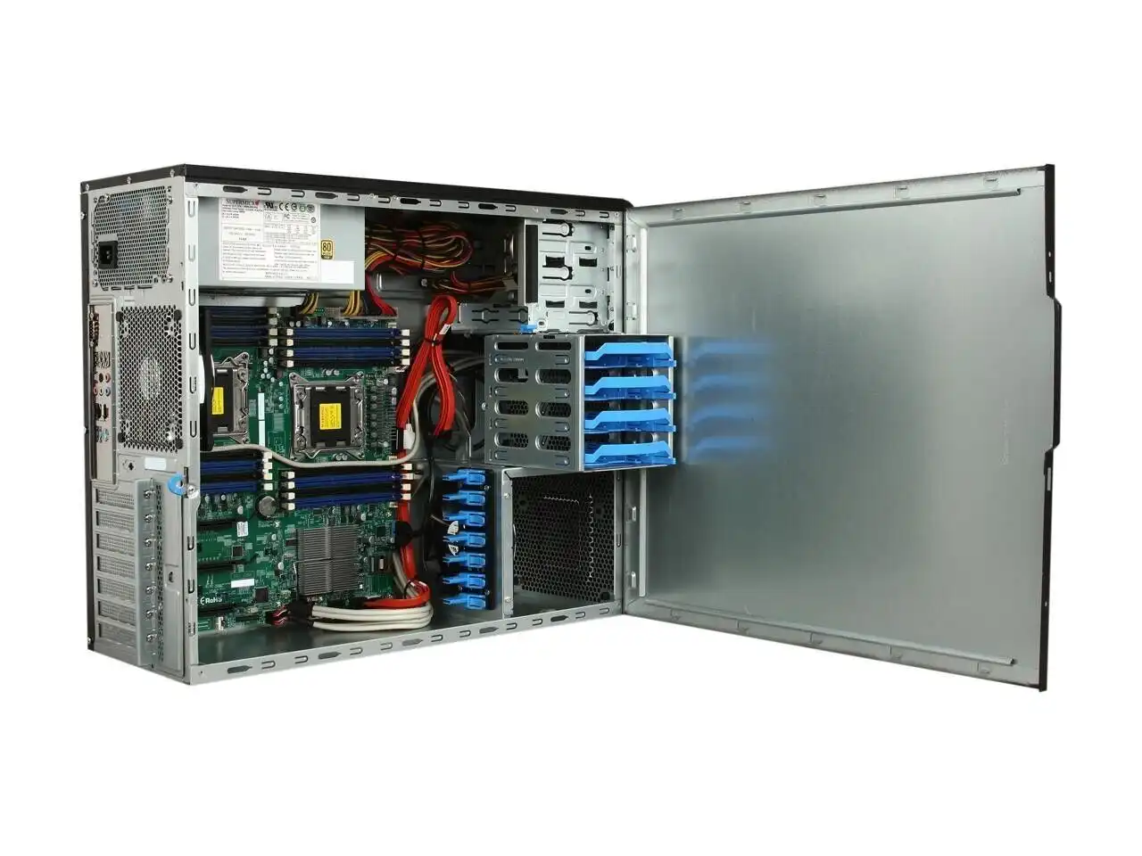 SuperMicro SYS-7037A-I Mid-Tower Server BAREBONE with X9DAi Motherboard