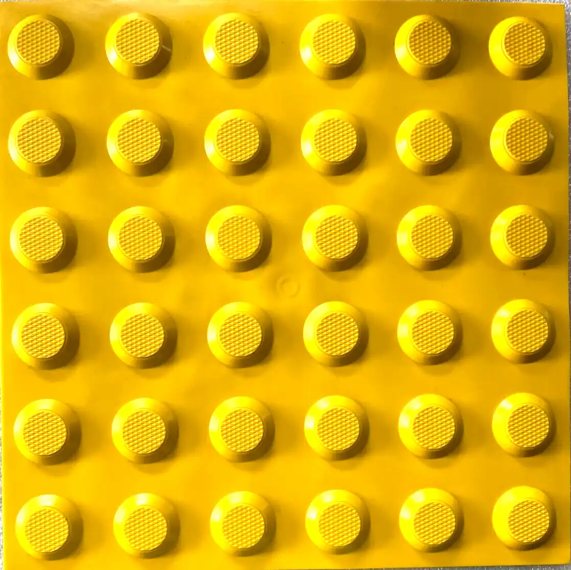 Tactile 300x300mm Stick-on Yellow